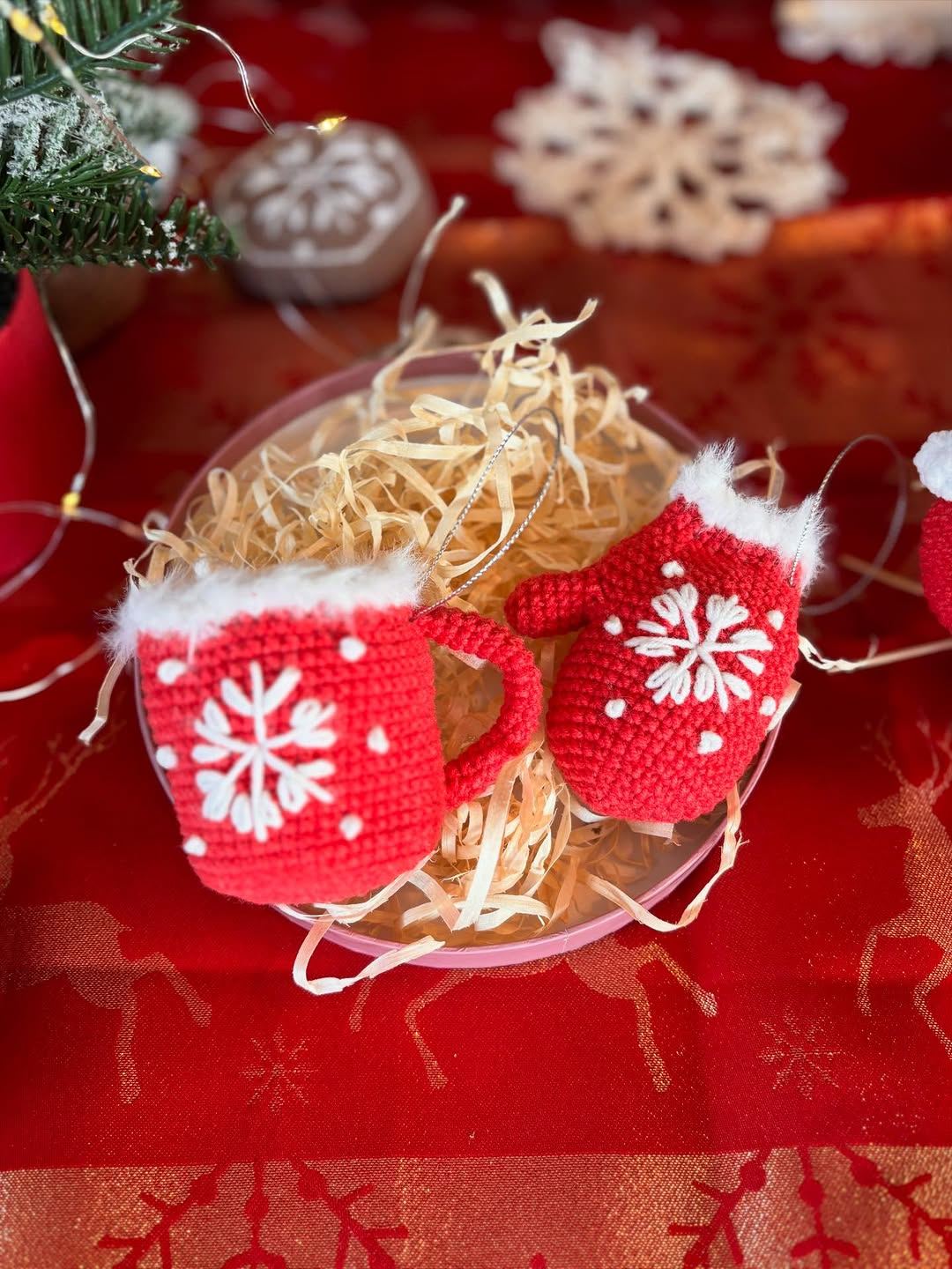 Christmas crochet decorations